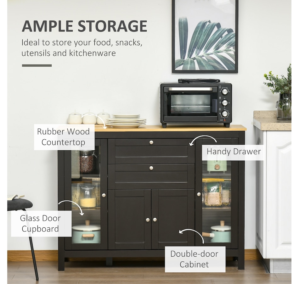 Image 982594_ALTMORE12.jpg, Product 982-594 / Price $219.99 - $279.99, HOMCOM Sideboard Buffet Cabinet with 2 Drawers 3 Storage Cabinets, Brown from HOMCOM on TSC.ca's Home & Garden department