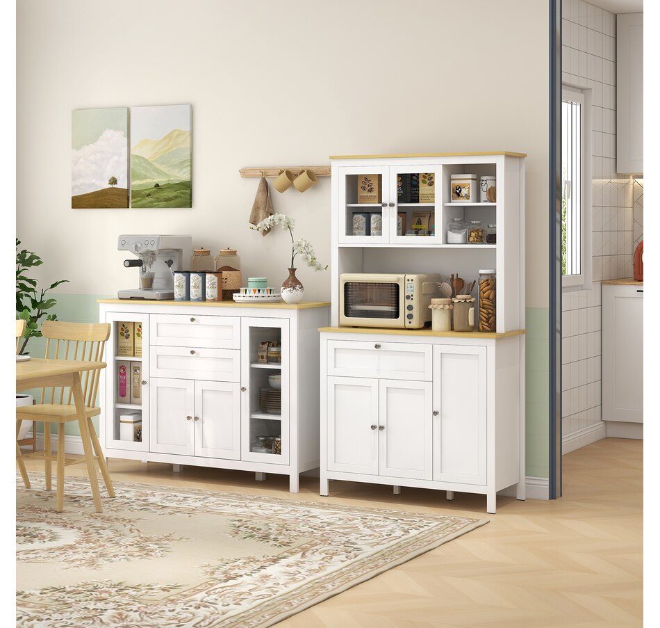 Image 982594_ALTMORE8.jpg, Product 982-594 / Price $219.99 - $279.99, HOMCOM Sideboard Buffet Cabinet with 2 Drawers 3 Storage Cabinets, Brown from HOMCOM on TSC.ca's Home & Garden department