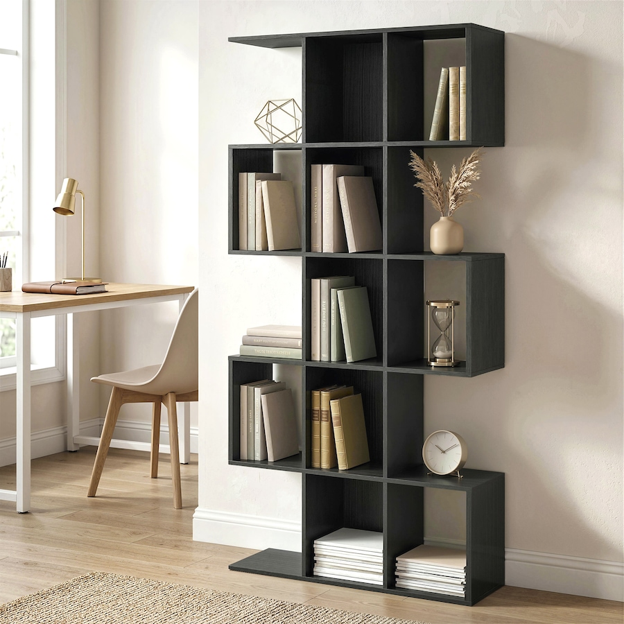 Image 982652_ALTMORE1.jpg, Product 982-652 / Price $101.84 - $109.99, HOMCOM 5-Tier Bookshelf, S Shaped Geometric Bookcase from HOMCOM on TSC.ca's  department
