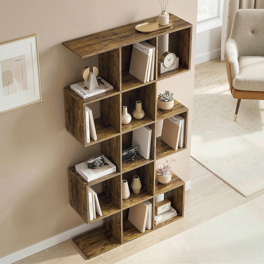 Image 982652_ALTMORE17.jpg, Product 982-652 / Price $101.84 - $109.99, HOMCOM 5-Tier Bookshelf, S Shaped Geometric Bookcase from HOMCOM on TSC.ca's  department
