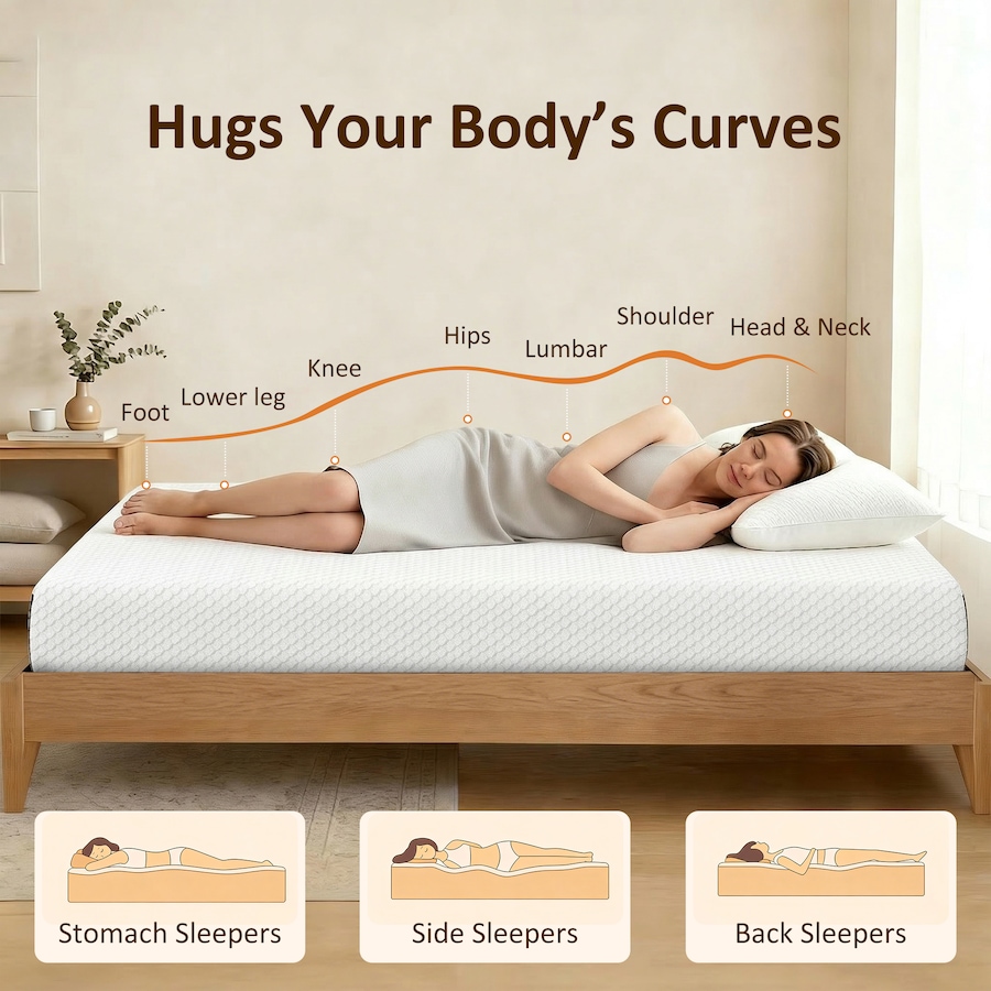 Image 982654_ALTMORE12.jpg, Product 982-654 / Price $159.99 - $289.99, HOMCOM Mattress, 8 Inch Memory Foam Mattress in a Box, Medium Firm from HOMCOM on TSC.ca's Home & Garden department