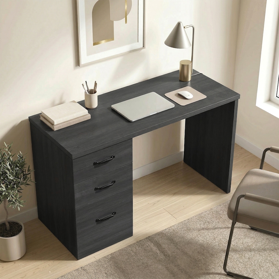 Image 982655_ALTMORE1.jpg, Product 982-655 / Price $154.99, HOMCOM Computer Desk with 3 Drawers, 47" Home Office Desk from HOMCOM on TSC.ca's Home & Garden department