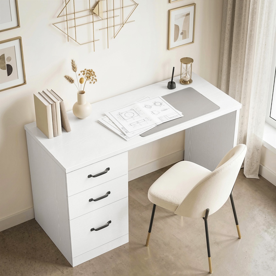 Image 982655_ALTMORE10.jpg, Product 982-655 / Price $154.99, HOMCOM Computer Desk with 3 Drawers, 47" Home Office Desk from HOMCOM on TSC.ca's Home & Garden department