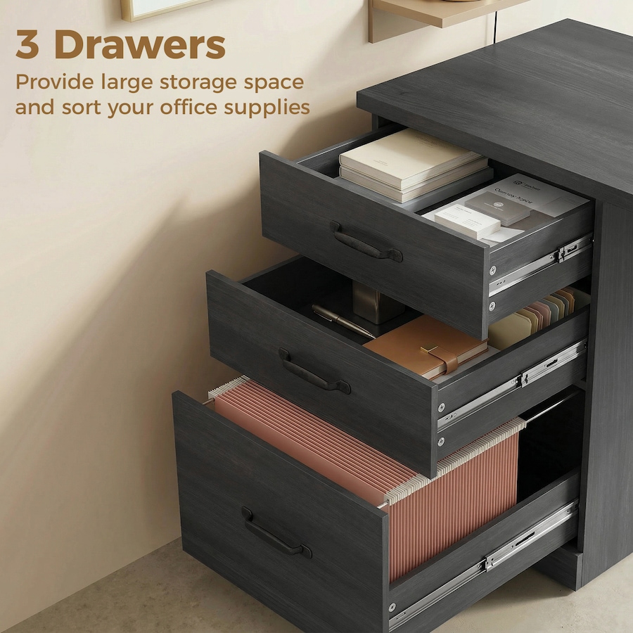 Image 982655_ALTMORE3.jpg, Product 982-655 / Price $154.99, HOMCOM Computer Desk with 3 Drawers, 47" Home Office Desk from HOMCOM on TSC.ca's Home & Garden department