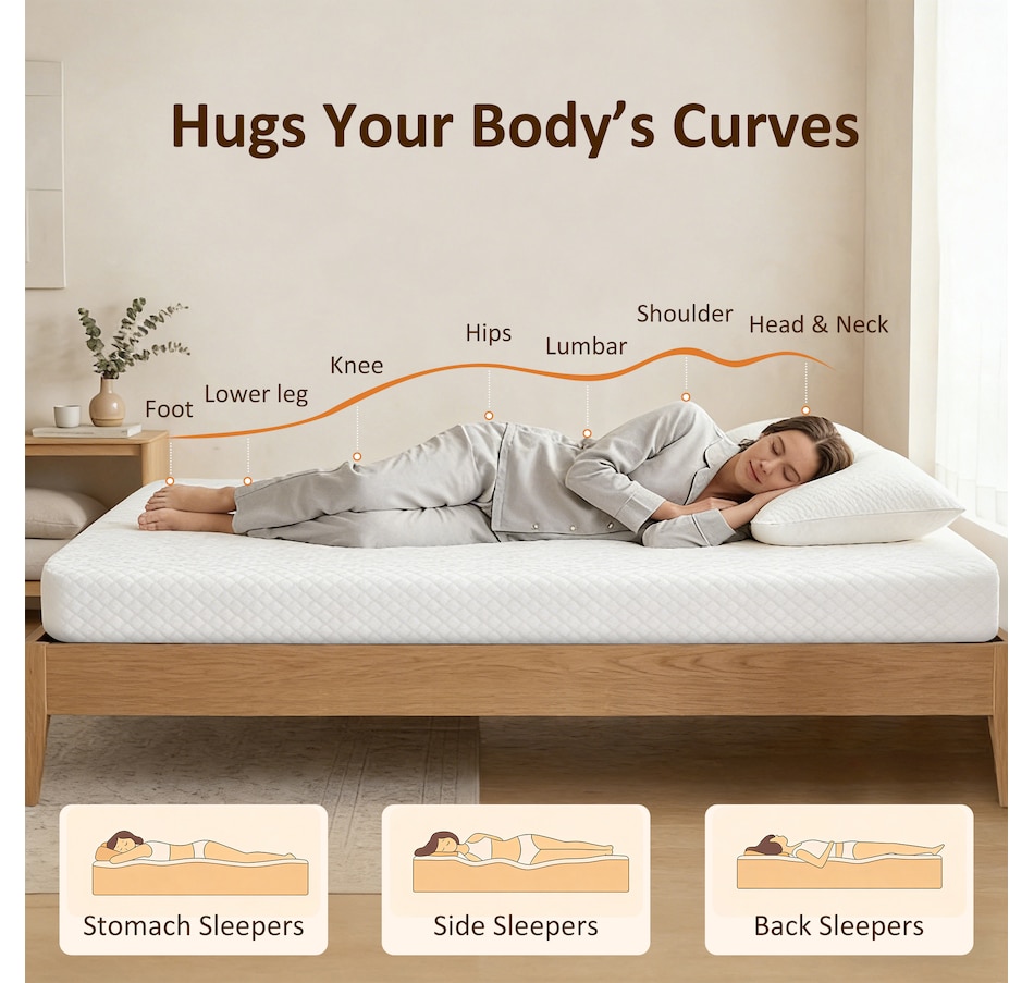 Image 982656_ALTMORE4.jpg, Product 982-656 / Price $134.99 - $169.99, HOMCOM Mattress, 6 Inch Memory Foam Mattress in a Box, Medium Firm from HOMCOM on TSC.ca's Home & Garden department