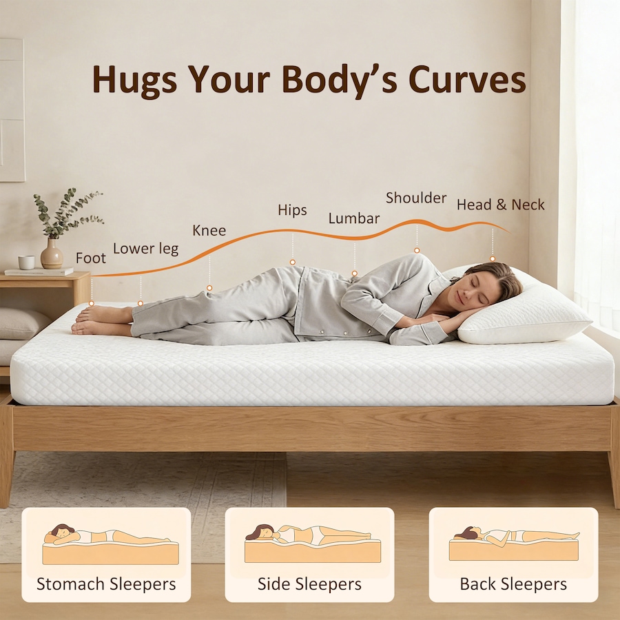 Image 982656_ALTMORE4.jpg, Product 982-656 / Price $134.99 - $174.99, HOMCOM Mattress, 6 Inch Memory Foam Mattress in a Box, Medium Firm from HOMCOM on TSC.ca's Home & Garden department