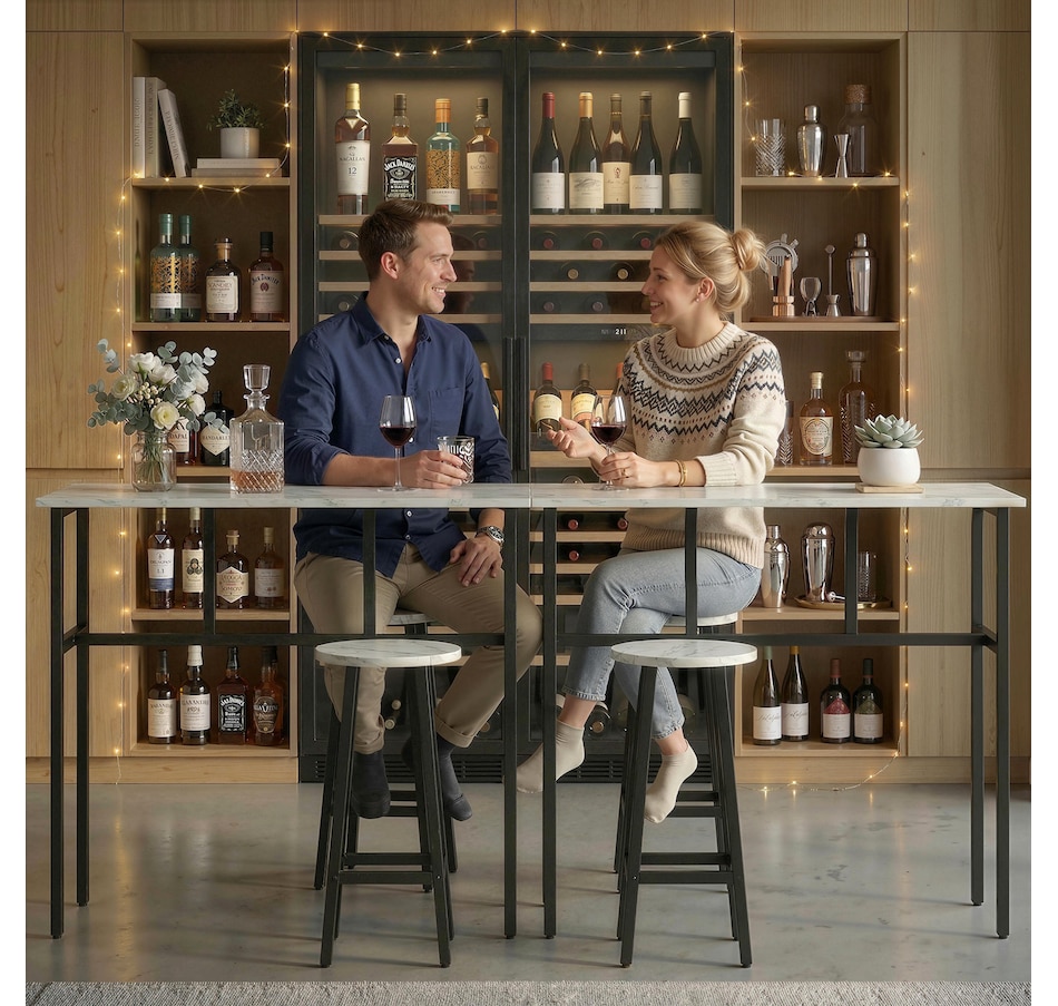 Image 982662_ALTMORE16.jpg, Product 982-662 / Price $194.99 - $199.99, HOMCOM 6-Piece Bar Table Set with 2 Breakfast Tables 4 Stools for Kitchen from HOMCOM on TSC.ca's Home & Garden department
