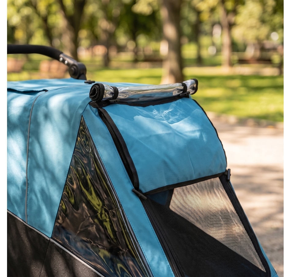 Image 982663_ALTMORE8.jpg, Product 982-663 / Price $319.99, Qaba Bike Trailer for Kids, 3-in-1 Baby Stroller & Jogger w/ Reclining Seat from Qaba on TSC.ca's Toys & Hobbies department