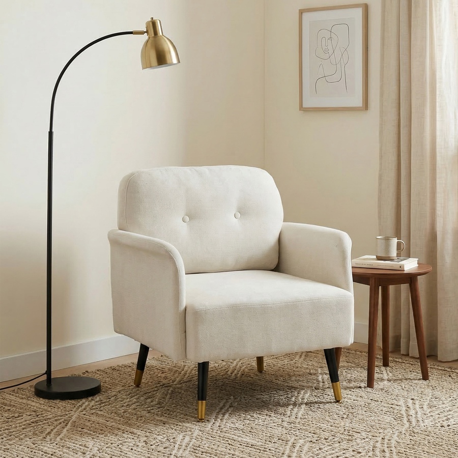 Image 982665_ALTMORE17.jpg, Product 982-665 / Price $159.99 - $174.99, HOMCOM Accent Chair with Tufted Backrest and Thick Cushion from HOMCOM on TSC.ca's Home & Garden department