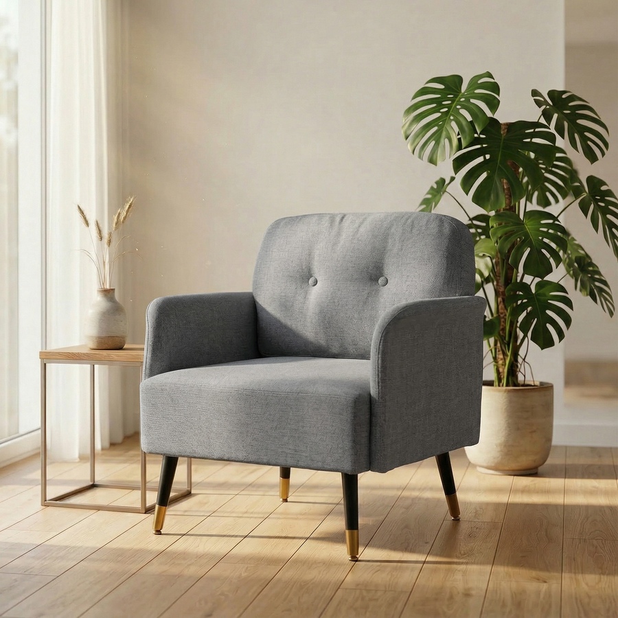 Image 982665_ALTMORE7.jpg, Product 982-665 / Price $159.99 - $174.99, HOMCOM Accent Chair with Tufted Backrest and Thick Cushion from HOMCOM on TSC.ca's Home & Garden department