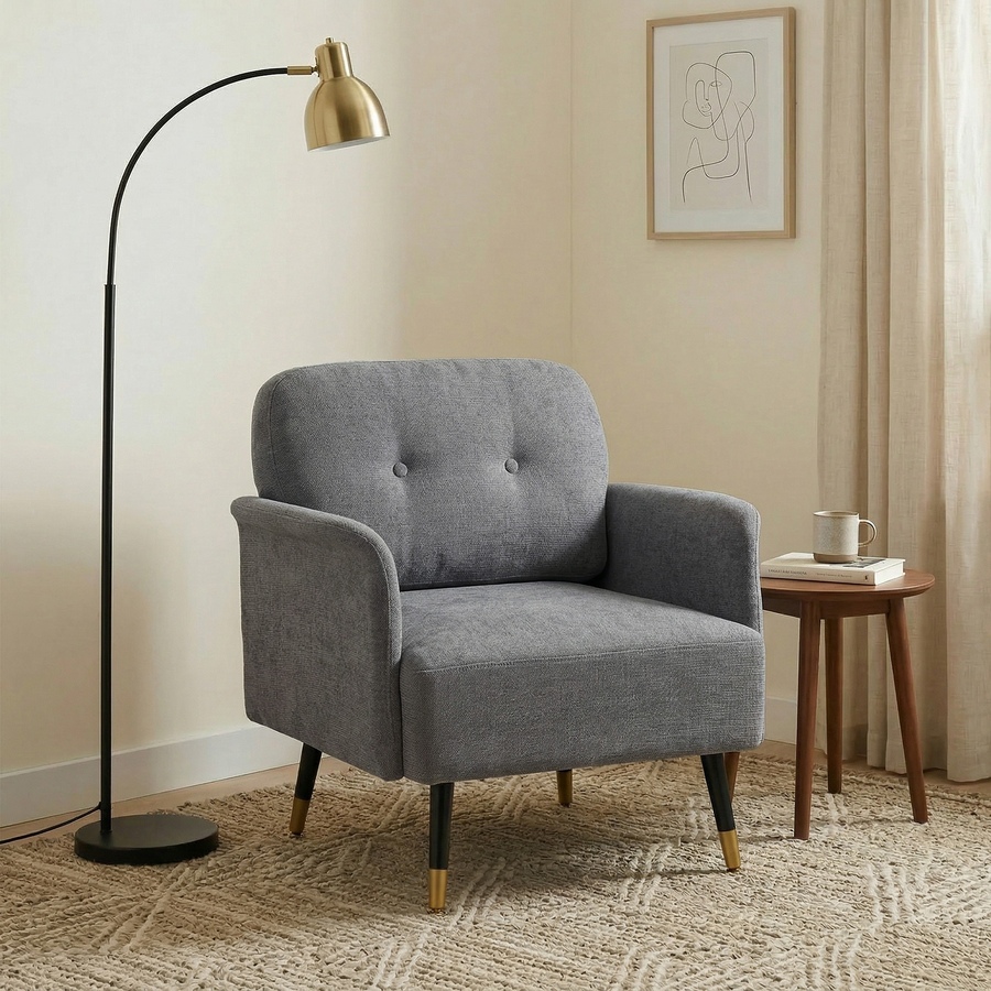 Image 982665_ALTMORE8.jpg, Product 982-665 / Price $159.99 - $174.99, HOMCOM Accent Chair with Tufted Backrest and Thick Cushion from HOMCOM on TSC.ca's Home & Garden department