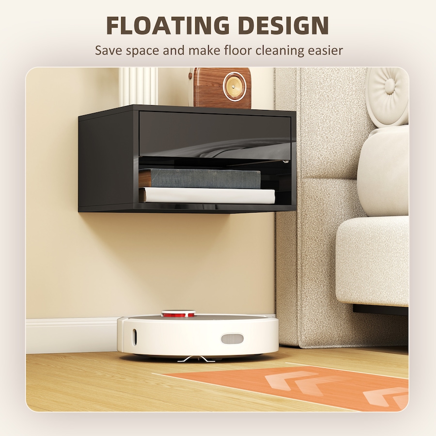 Image 982666_ALTMORE13.jpg, Product 982-666 / Price $84.99, HOMCOM Floating Bedside Tables Set of 2, Wall-Mounted Nightstand from HOMCOM on TSC.ca's Home & Garden department