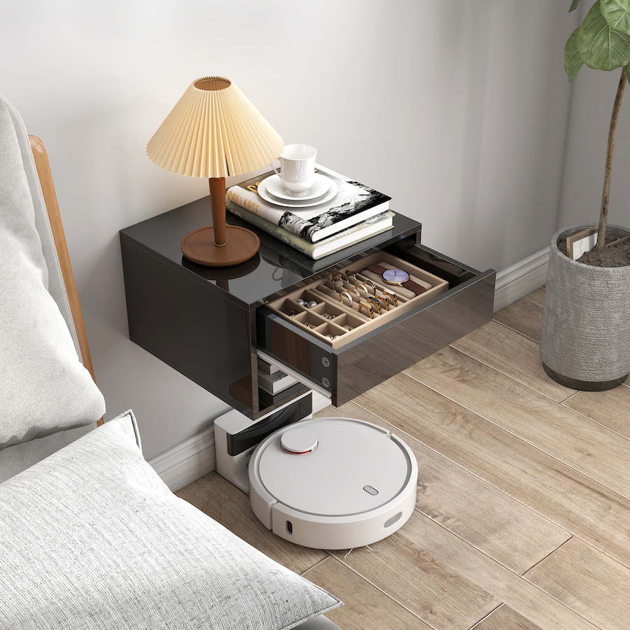 Image 982666_ALTMORE17.jpg, Product 982-666 / Price $84.99, HOMCOM Floating Bedside Tables Set of 2, Wall-Mounted Nightstand from HOMCOM on TSC.ca's Home & Garden department