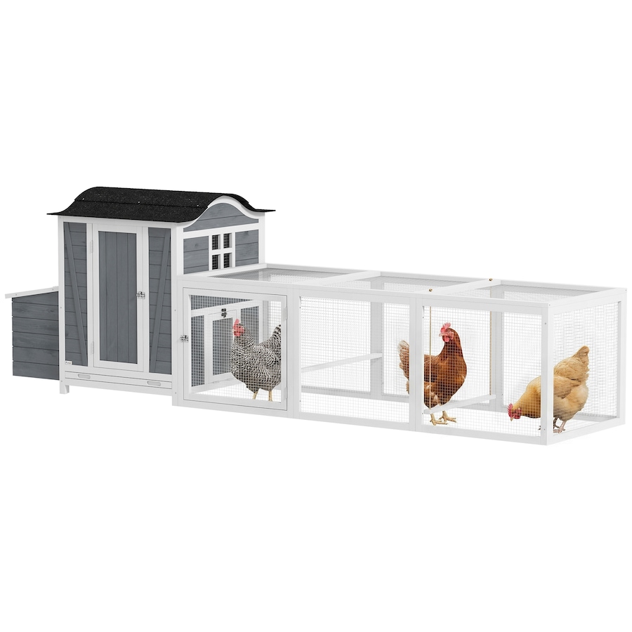Image 982668.jpg, Product 982-668 / Price $229.99, PawHut 118"L Chicken Coop, Large Wooden Hen House with Run, Pull-Out Tray from PawHut on TSC.ca's Home & Garden department