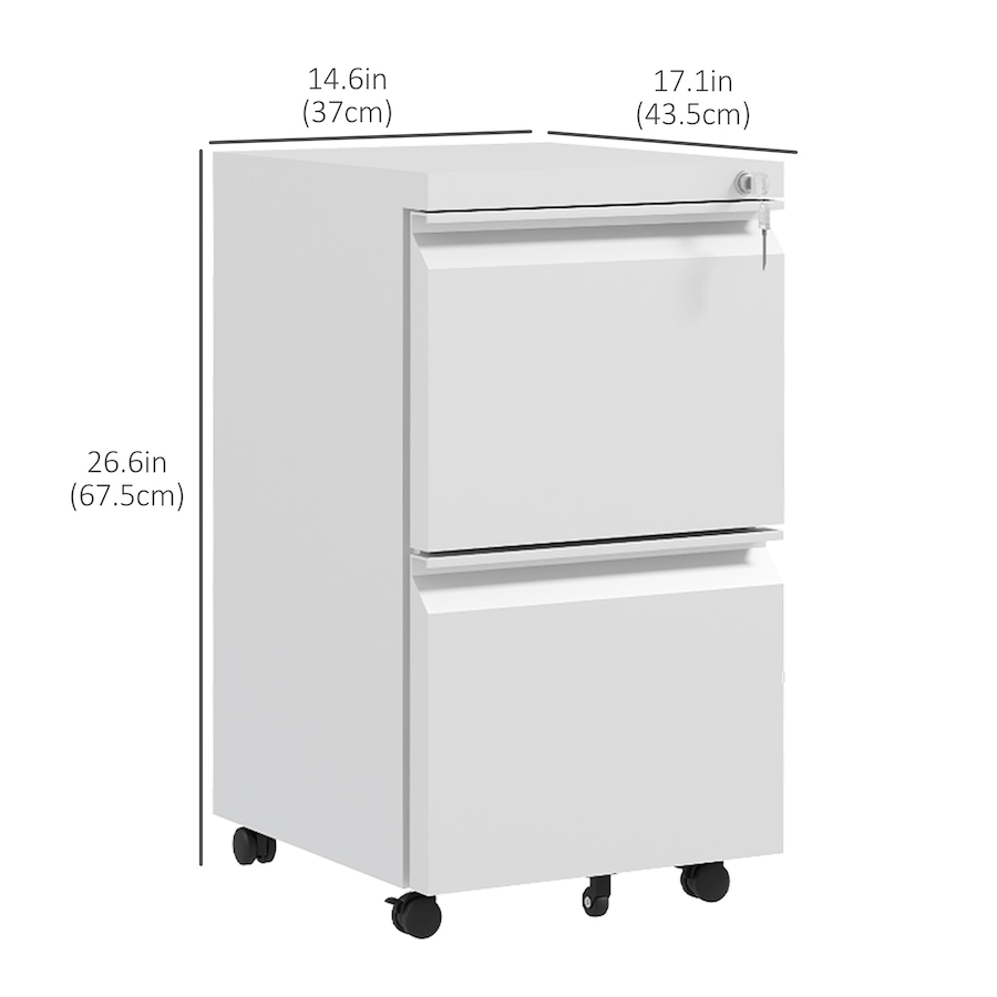 Image 982675_ALTMORE11.jpg, Product 982-675 / Price $174.99 - $189.99, Vinsetto Steel File Cabinet with Lock Hanging Bar for Letter A4 Legal Size from Vinsetto on TSC.ca's Home & Garden department