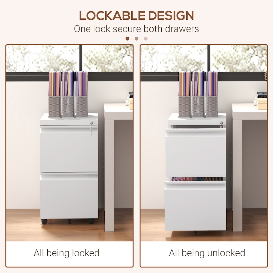 Image 982675_ALTMORE14.jpg, Product 982-675 / Price $174.99 - $189.99, Vinsetto Steel File Cabinet with Lock Hanging Bar for Letter A4 Legal Size from Vinsetto on TSC.ca's Home & Garden department