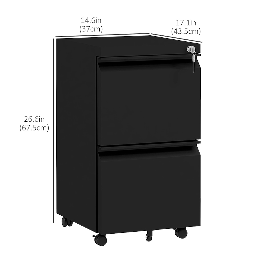 Image 982675_ALTMORE2.jpg, Product 982-675 / Price $174.99 - $189.99, Vinsetto Steel File Cabinet with Lock Hanging Bar for Letter A4 Legal Size from Vinsetto on TSC.ca's Home & Garden department