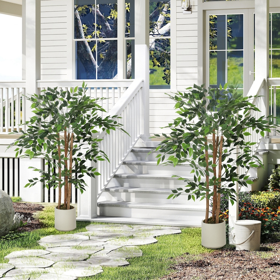 Image 982677_ALTMORE1.jpg, Product 982-677 / Price $84.99, HOMCOM Artificial Banyan Tree, Set of 2 Artificial Plant for Home Decor from HOMCOM on TSC.ca's Home & Garden department