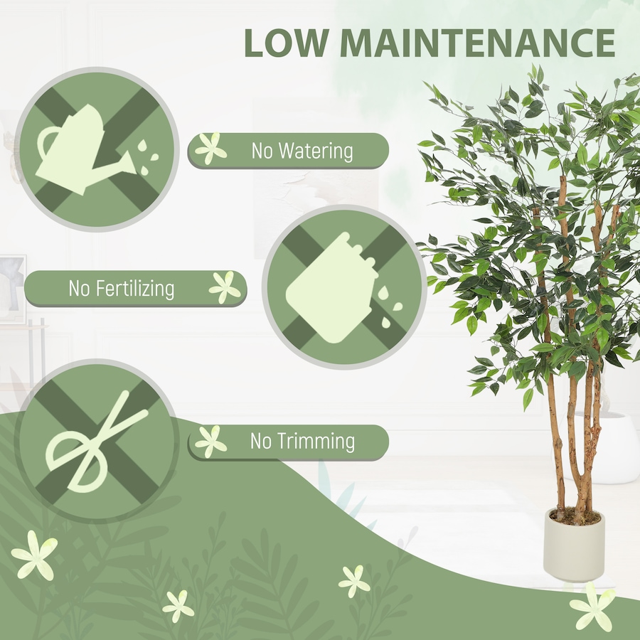 Image 982677_ALTMORE13.jpg, Product 982-677 / Price $84.99, HOMCOM Artificial Banyan Tree, Set of 2 Artificial Plant for Home Decor from HOMCOM on TSC.ca's Home & Garden department