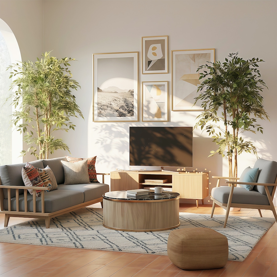 Image 982677_ALTMORE18.jpg, Product 982-677 / Price $84.99, HOMCOM Artificial Banyan Tree, Set of 2 Artificial Plant for Home Decor from HOMCOM on TSC.ca's Home & Garden department