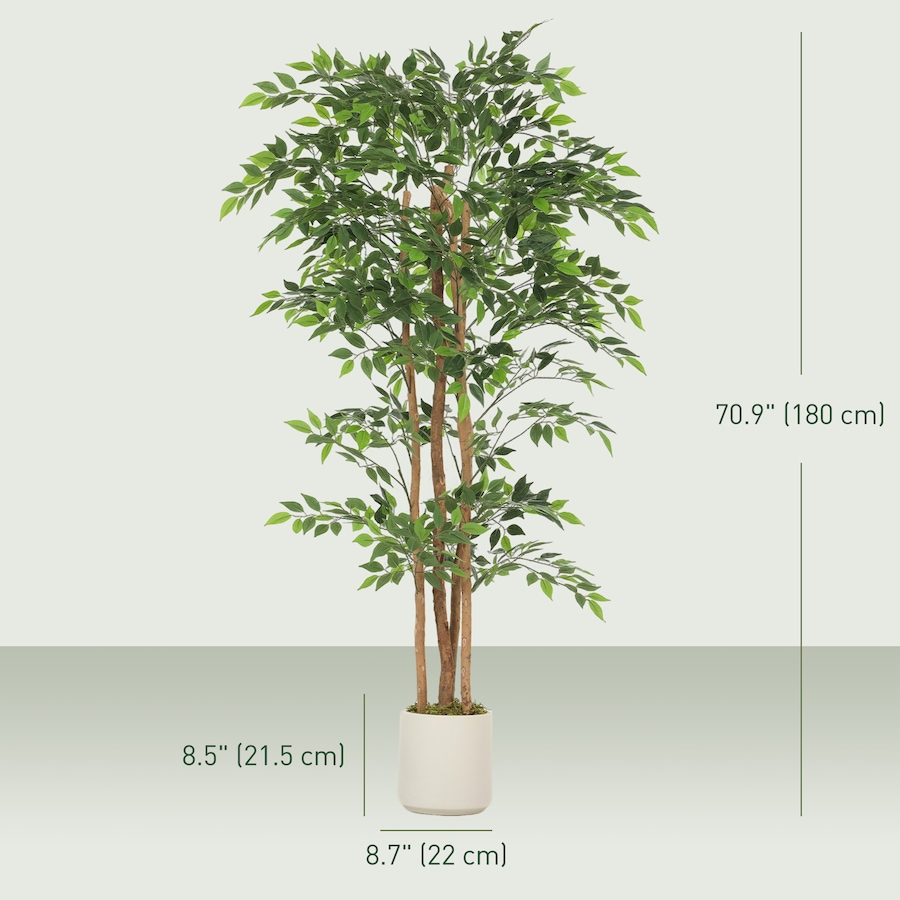 Image 982677_ALTMORE19.jpg, Product 982-677 / Price $84.99, HOMCOM Artificial Banyan Tree, Set of 2 Artificial Plant for Home Decor from HOMCOM on TSC.ca's Home & Garden department