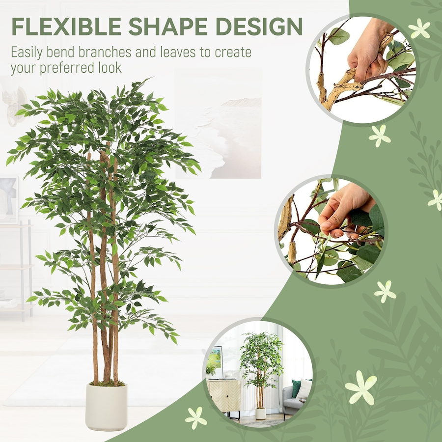 Image 982677_ALTMORE22.jpg, Product 982-677 / Price $84.99, HOMCOM Artificial Banyan Tree, Set of 2 Artificial Plant for Home Decor from HOMCOM on TSC.ca's Home & Garden department
