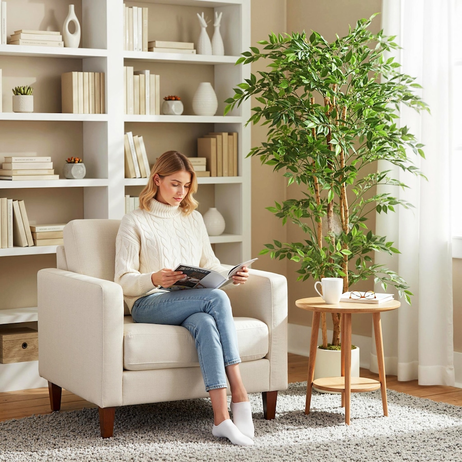 Image 982677_ALTMORE24.jpg, Product 982-677 / Price $84.99, HOMCOM Artificial Banyan Tree, Set of 2 Artificial Plant for Home Decor from HOMCOM on TSC.ca's Home & Garden department