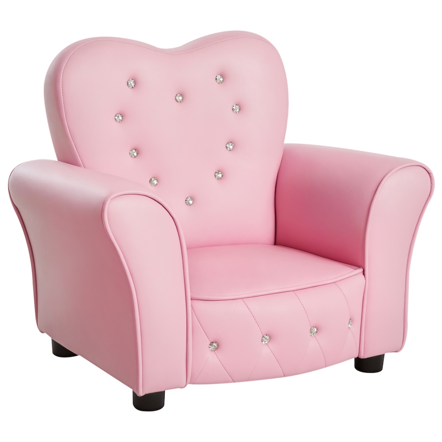 Image 982687.jpg, Product 982-687 / Price $109.99, Qaba Kids Mini Princess Sofa Children Upholstered Tufted Armchair Pink from Qaba on TSC.ca's Home & Garden department