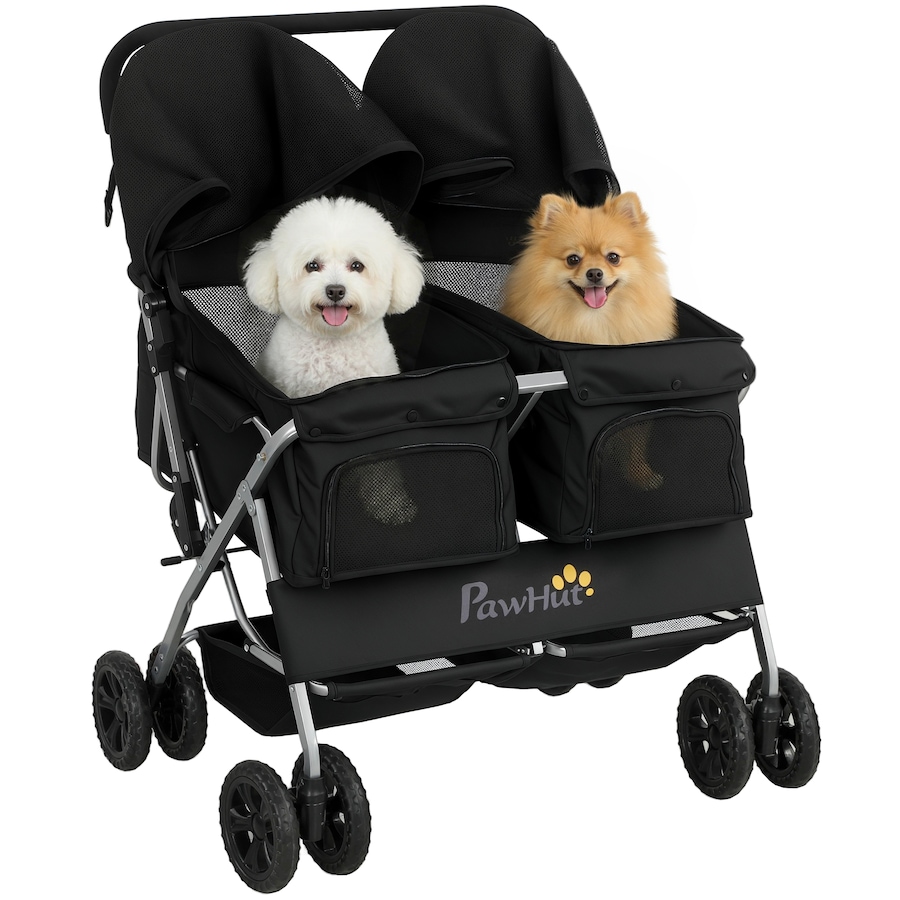 Image 982702.jpg, Product 982-702 / Price $149.99, PawHut Double Pet Stroller, Foldable Dog Stroller with 2-Seater Carrier from PawHut on TSC.ca's Home & Garden department