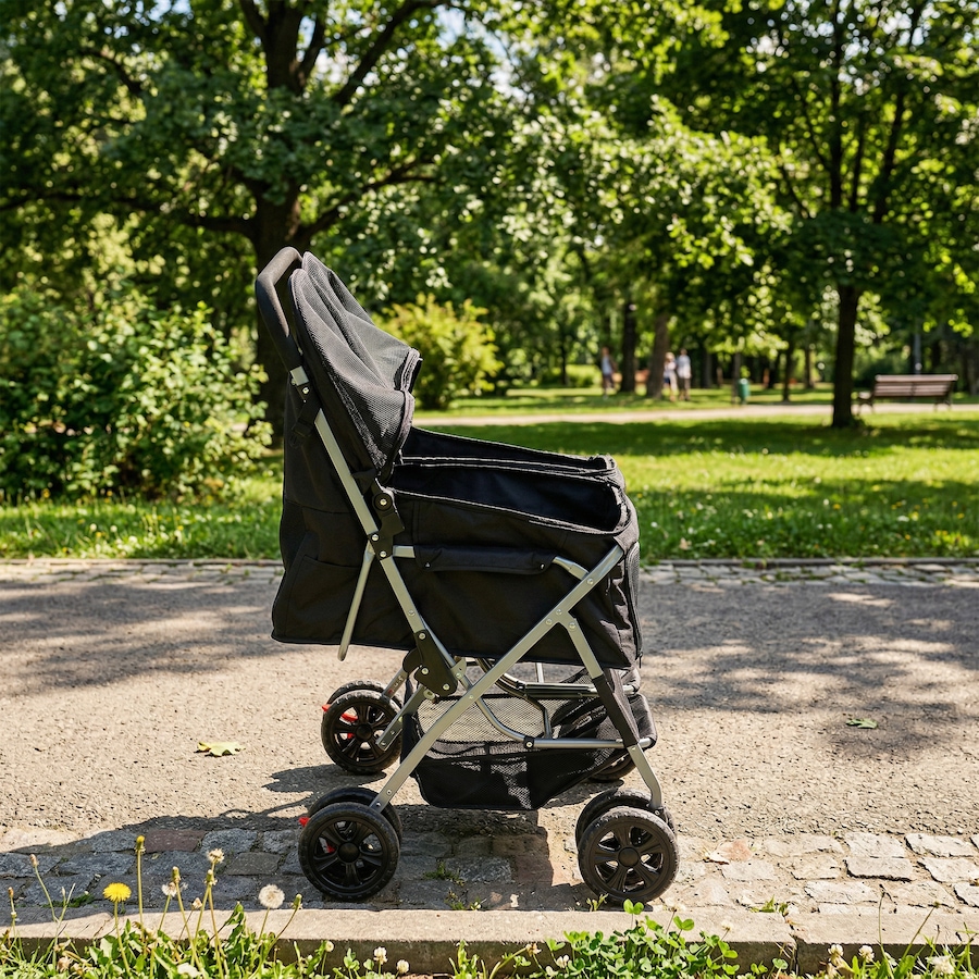 Image 982702_ALTMORE8.jpg, Product 982-702 / Price $149.99, PawHut Double Pet Stroller, Foldable Dog Stroller with 2-Seater Carrier from PawHut on TSC.ca's Home & Garden department