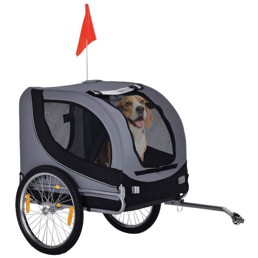 Image 982707.jpg, Product 982-707 / Price $129.99, Aosom Dog Bike Trailer, Pet Cart, Bicycle Wagon, Travel Cargo from PawHut on TSC.ca's Home & Garden department