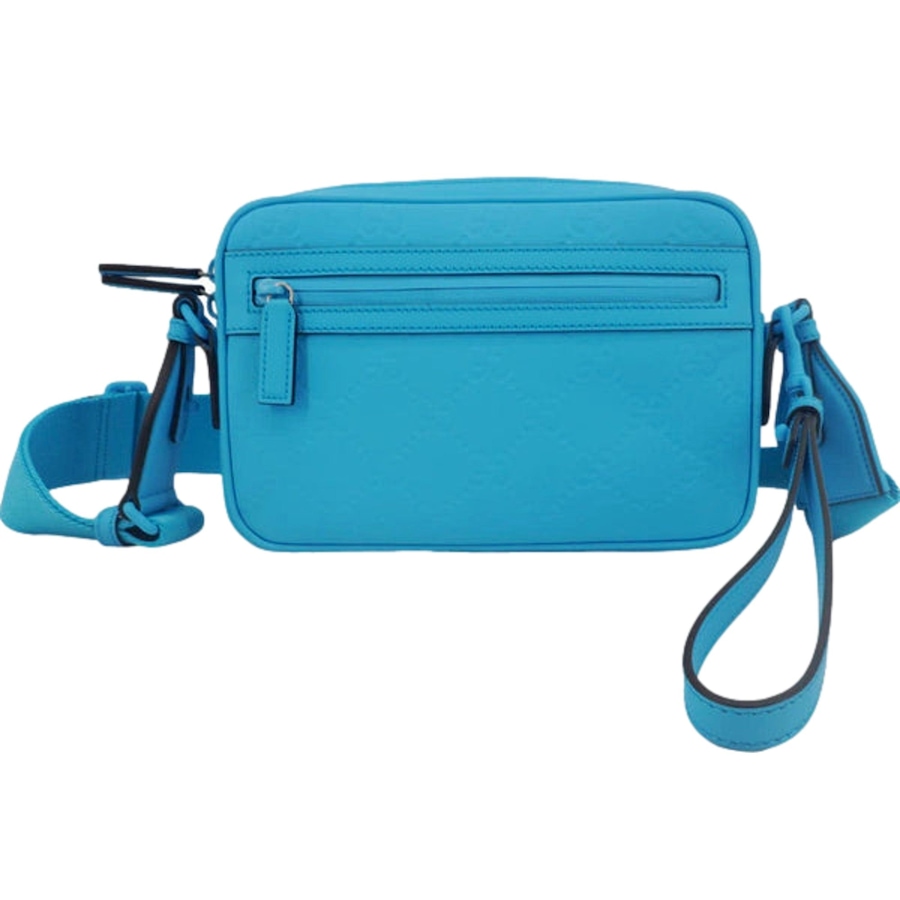Image 982715.jpg, Product 982-715 / Price $2,624.00, Gucci GG Rubber Effect Crossbody Bag in Blue from Gucci on TSC.ca's Fashion department
