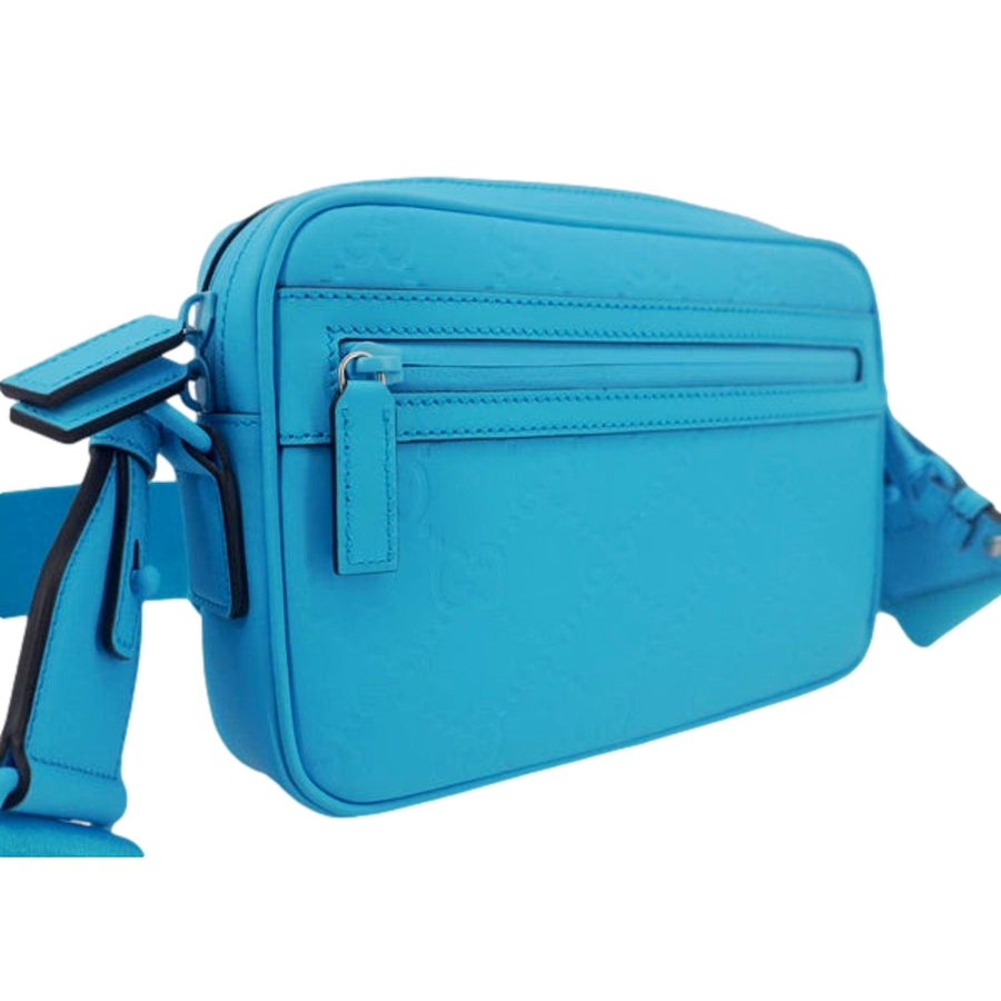 Image 982715_ALTMORE4.jpg, Product 982-715 / Price $2,624.00, Gucci GG Rubber Effect Crossbody Bag in Blue from Gucci on TSC.ca's Fashion department