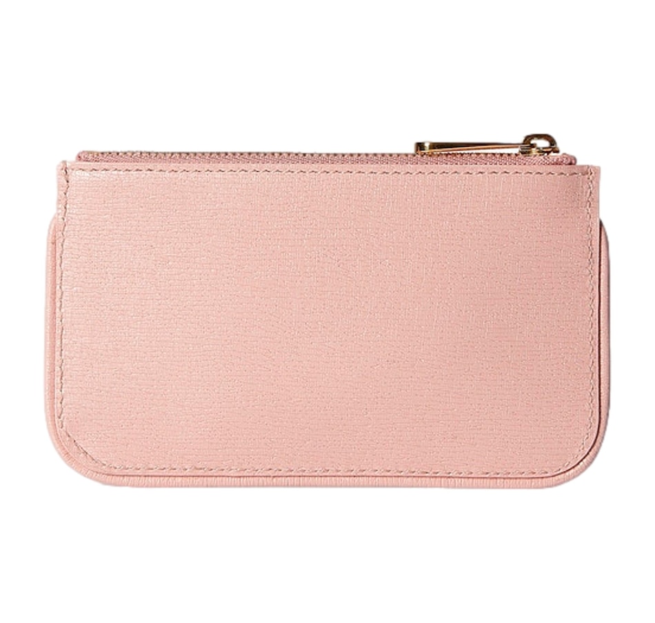 Image 982726_ALTMORE3.jpg, Product 982-726 / Price $787.00, Gucci Zip Key Case Pink Leather Card Holder Gold Logo Script from Gucci on TSC.ca's Fashion department