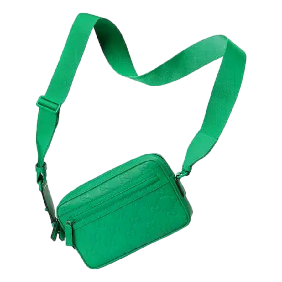 Image 982731_ALTMORE3.jpg, Product 982-731 / Price $2,624.00, Gucci GG Rubber Effect Crossbody Bag in Green from Gucci on TSC.ca's Fashion department