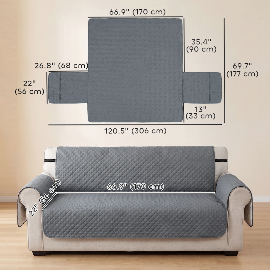 Image 982732_ALTMORE2.jpg, Product 982-732 / Price $33.99, PawHut Waterproof Dog Bed Cover, 3 Seater Sofa Couch Cover for Dogs from PawHut on TSC.ca's Home & Garden department