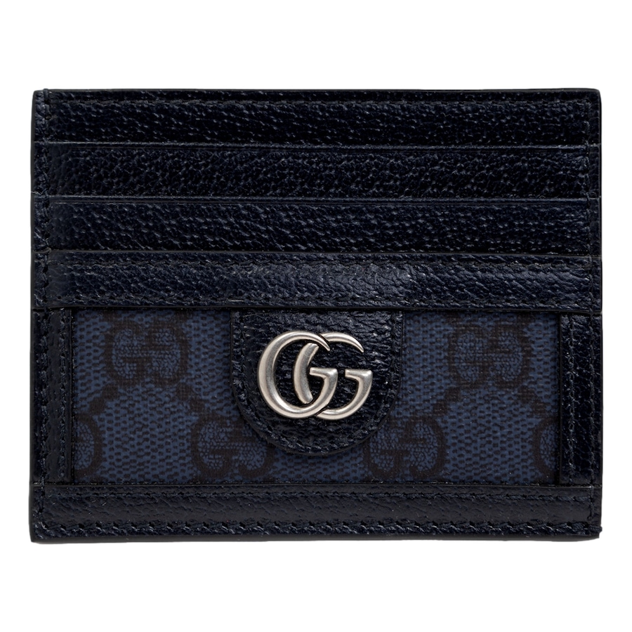 Image 982734.jpg, Product 982-734 / Price $755.00, Gucci Ophidia GG Canvas Leather Navy Card Case Wallet from Gucci on TSC.ca's Fashion department