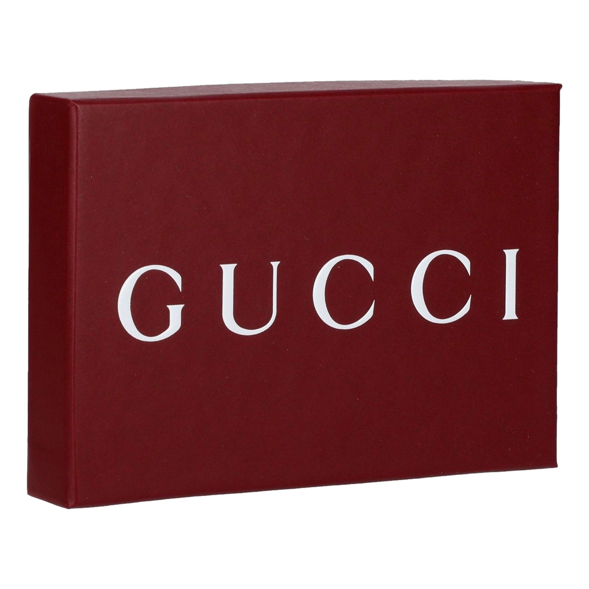 Gucci Zip Key Case Black Leather Card Holder Gold Logo Script - TSC.ca