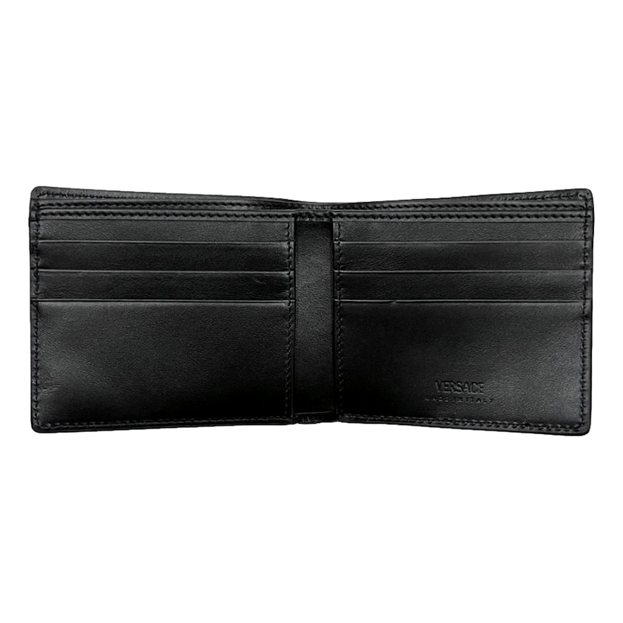 Image 982741_ALTMORE2.jpg, Product 982-741 / Price $716.00, Versace La Medusa Black Calfskin Leather Bifold Wallet from Versace on TSC.ca's Fashion department