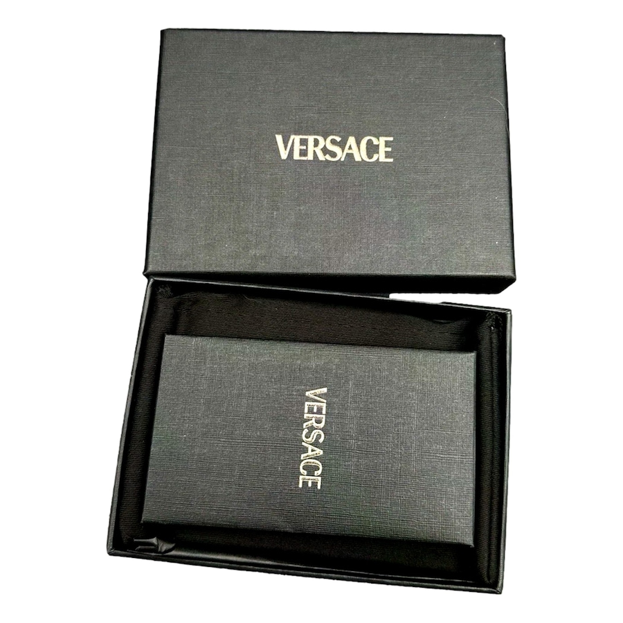 Image 982745_ALTMORE3.jpg, Product 982-745 / Price $517.00, Versace La Medusa Crocodile Embossed Leather Cardholder Wallet in Black from Versace on TSC.ca's Fashion department