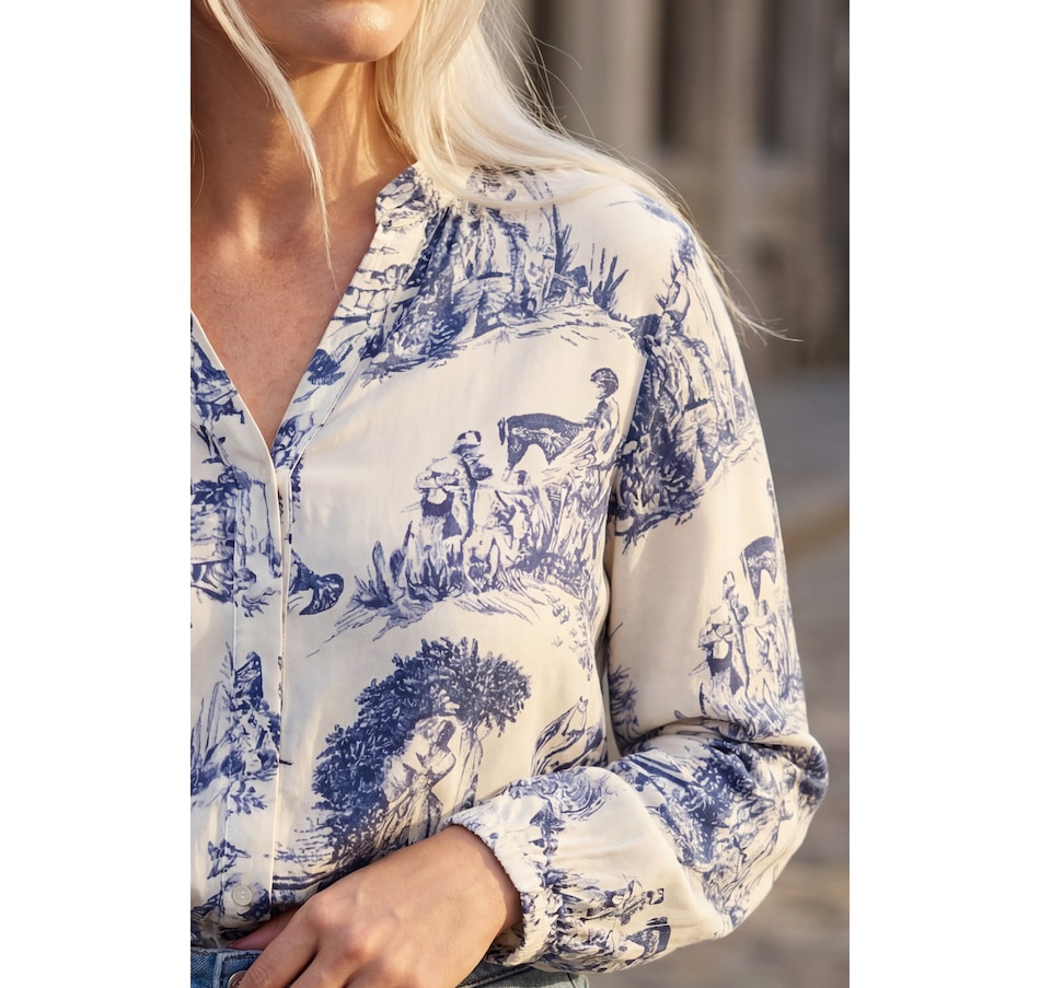 Image 982749_ALTMORE8.png, Product 982-749 / Price $59.95, Ella Shirt Button Front Toile de Jouy from ANNICK on TSC.ca's Fashion department