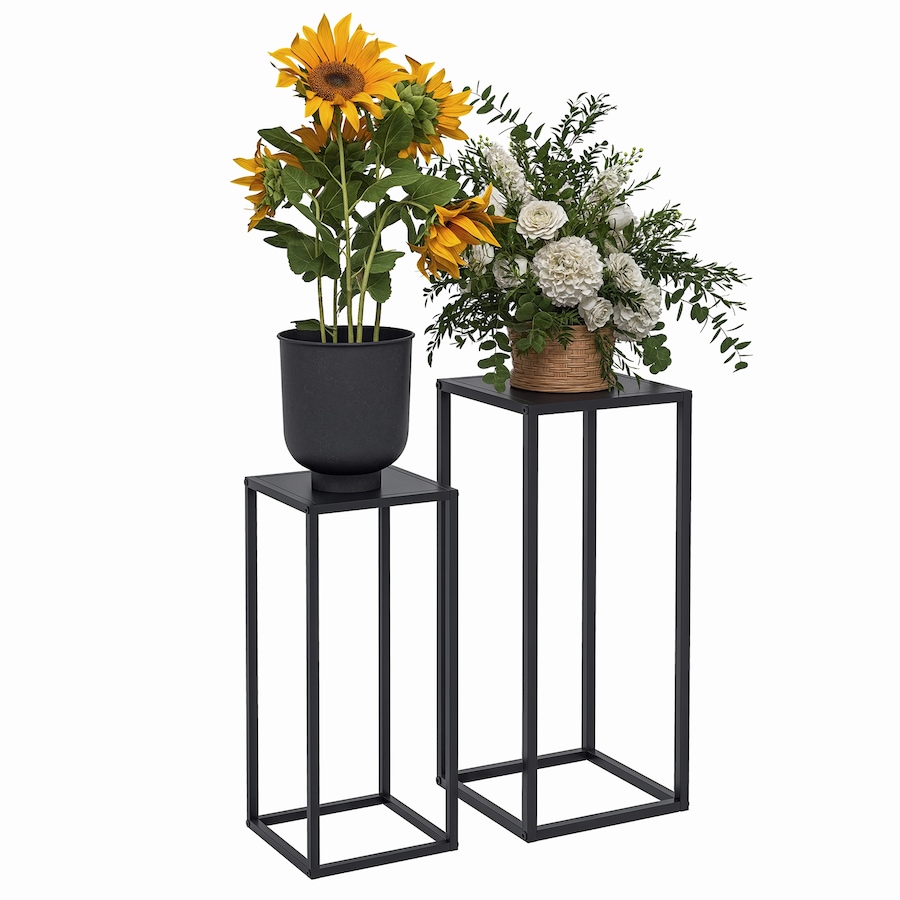 Image 982781.jpg, Product 982-781 / Price $57.99, Outsunny 2 Packs Plant Stand Indoor, Metal Plant Stand, Black from Outsunny on TSC.ca's Home & Garden department