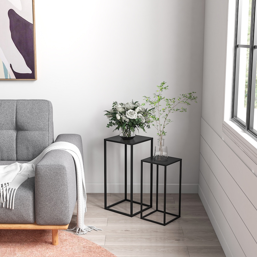 Image 982781_ALTMORE6.jpg, Product 982-781 / Price $57.99, Outsunny 2 Packs Plant Stand Indoor, Metal Plant Stand, Black from Outsunny on TSC.ca's Home & Garden department