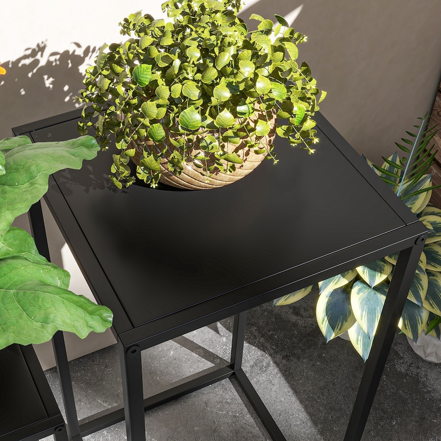 Image 982781_ALTMORE8.jpg, Product 982-781 / Price $57.99, Outsunny 2 Packs Plant Stand Indoor, Metal Plant Stand, Black from Outsunny on TSC.ca's Home & Garden department