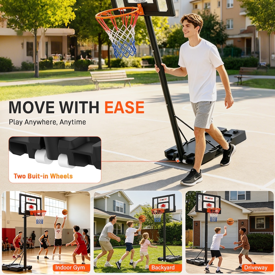 Image 982798_ALTMORE2.jpg, Product 982-798 / Price $139.99, IMFIT Adjustable Basketball Hoop for Teens and Kids from IMFIT on TSC.ca's Health & Fitness department