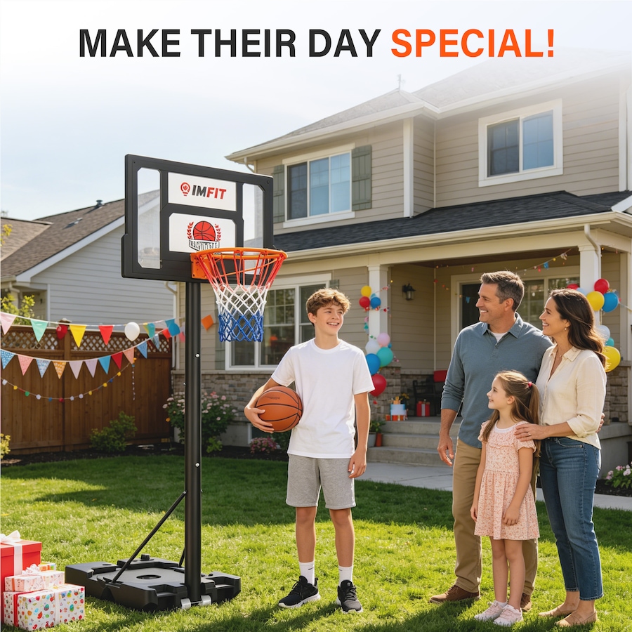 Image 982798_ALTMORE7.jpg, Product 982-798 / Price $139.99, IMFIT Adjustable Basketball Hoop for Teens and Kids from IMFIT on TSC.ca's Health & Fitness department