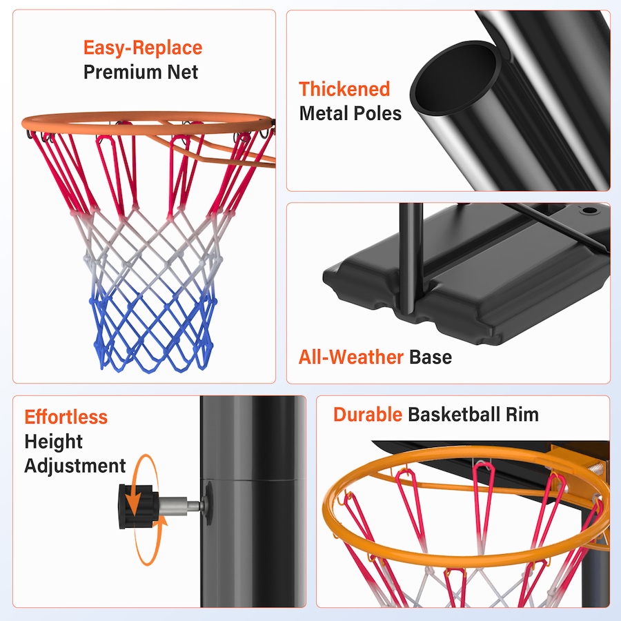 Image 982799_ALTMORE5.jpg, Product 982-799 / Price $99.99, IMFIT Adjustable Basketball Hoop for Kids and Toddlers from IMFIT on TSC.ca's Health & Fitness department