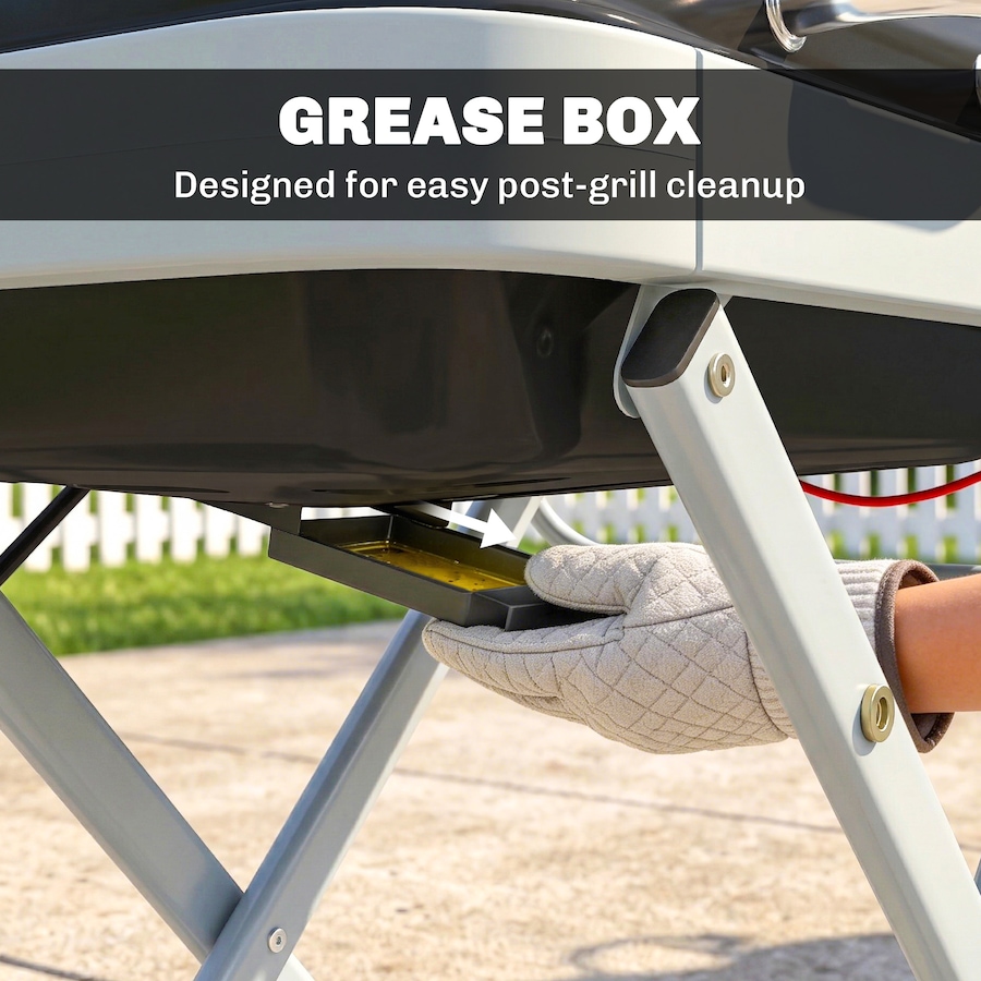 Image 982805_ALTMORE10.jpg, Product 982-805 / Price $309.99, Outsunny Portable Propane Gas BBQ Grill with Foldable Cart, Wheels, Black from Outsunny on TSC.ca's  department