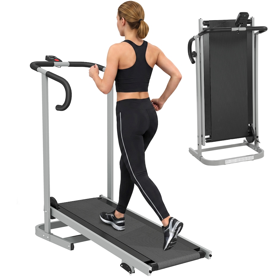 Image 982808.jpg, Product 982-808 / Price $199.99, Soozier Walking Pad Treadmill with Incline, Foldable Treadmill, Silver from Soozier on TSC.ca's Health & Fitness department