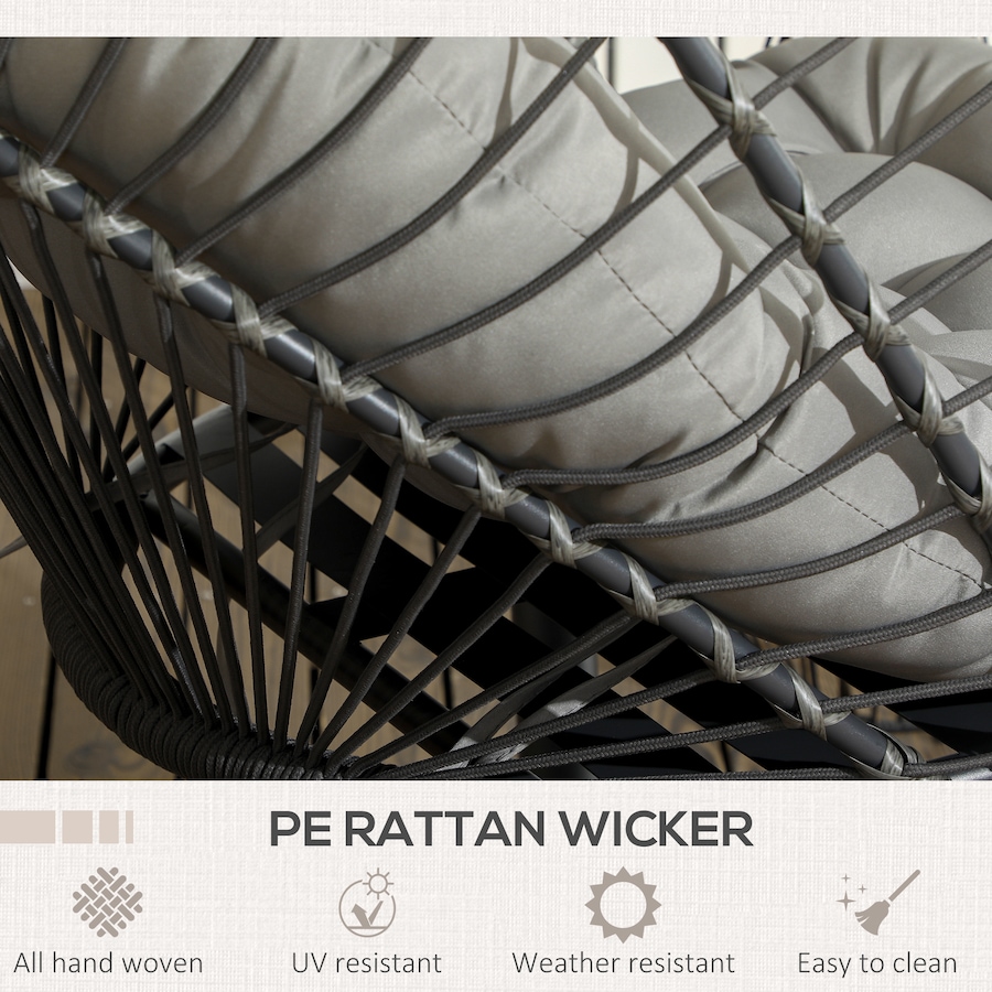 Image 982813_ALTMORE6.jpg, Product 982-813 / Price $259.99, Outsunny Hanging Egg Chair with Stand, Foldable Wicker Rattan Swing Chair from Outsunny on TSC.ca's Home & Garden department